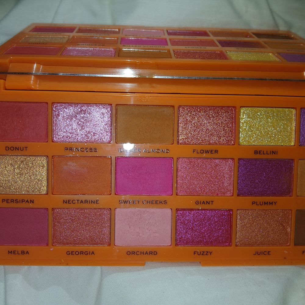 Revolution Pink and Orange Shimmer Eyeshadow Palette